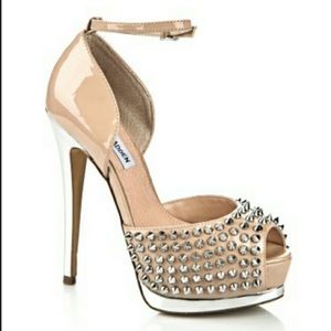 Steve Madden Obstacle Studded peep toe heels